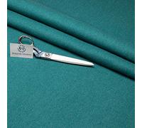 Haaris Imaan Premium Wool Fabric | Durable Upholstery Fabric for Indoor | Ideal for Sofas, Cushions, Sofa Beds, Indoor Furnishing | Sold by The Meter (Teal)