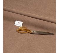 Haaris Imaan Premium Wool Fabric | Durable Upholstery Fabric for Indoor | Ideal for Sofas, Cushions, Sofa Beds, Indoor Furnishing | Sold by The Meter (Mocha)