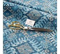 Haaris Imaan Soft Touch Printed Velvet Upholstery Fabric | Plush Velvet Material for Indoor Furnishing | Fabric for Sofa, Armchairs, Cushions | Sold by The Metre