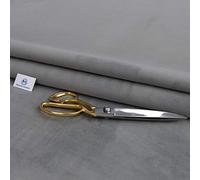 Haaris Imaan Soft Touch Velvet Upholstery Fabric | Velvet Material for Indoor Furnishing | Soft Fabric for Sofa, Armchairs, Cushions | Sold by The Meter (Slate)