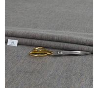 Haaris Imaan Soft Weave Chenille Upholstery Fabric | Fire Retardant | Perfect for Curtain, Cushion, Reupholstery, Soft Furnishings, DFS Sofa | Fabric by The Metre (Grey)