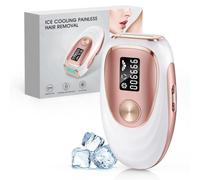 Haarlosy IPL Laser Hair Removal Device for Women and Men, Ice Cooling Painless Hair Remover Machine for Salon Quality Long Lasting Results at Home, for Face, Bikini Line, Armpit, Leg, Body, Pink