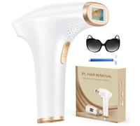Haarlosy IPL Laser Hair Removal Device with 3-in-1, Faster, Salon Quality Result, at Home IPL Laser Hair Remover Machine for Women and Men, Face, Bikini Line, Body, Leg, Armpit, 9 Level, White Gold