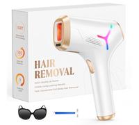 Haarlosy IPL Laser Hair Removal for Faster, Salon Quality Results at Home, IGBT Painless Hair Removal Device for Women and Men, Long Lasting Smoothness on Face, Bikini Line, Underarms, Body, White
