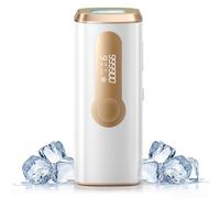 Haarlosy IPL Laser Hair Removal - Painless & 3-in-1 & Long Lasting & Salon Quality at Home, Ice Cooling Hair Removal Device for Women and Men, Body, Bikini Line and Face, Yellow