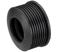 Haas 3135 Nipple for HT Siphon Angle for HTSW 1 1/4 Inch Rubber Black Pack of 1, Klein