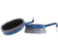 HAAS DUO AZZURO HOOF BRUSH - long bristles to clean the hoof & frog & a hoofpick