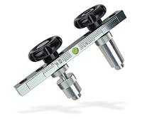 Haas Angle Valve Spirit Level Aluminium Installation Aid Silver Black