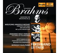 Haas:Berliner Po:Leitner - MOZART: Piano Concerto No. 23 / BRAHMS: Variations on a Theme by Haydn