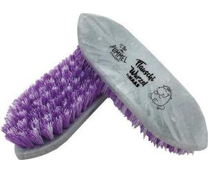 Haas Pummel Wurzel Brush - Silver - One Size