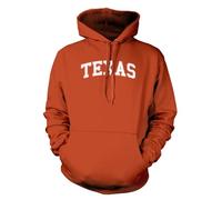Haase Unlimited Texas - State School University Sports Unisex Hoodie Sweatshirt, Orange, XXL
