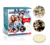 HAATEST Mold Test Kit for Home: 6 Simple Mold Detector with Detailed Identification Guide for Home Surfaces & Indoor Air Quality & HVAC Testing Results in 48 Hours - at Home Black Mold Detection Kit