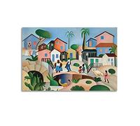 HAATTI Favela Hill By Tarsila Do Amaral Poster Art Canvas Painting Decor Wall Print Photo Gifts Home Modern Decoratives 20x30inch(50x75cm)