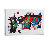 HAATTI Obra De Joan Miro By Joan Miro Surrealism Poster Art Canvas Painting Decor Wall Print Photo Gifts Home Modern Decoratives 24x36inch(60x90cm)