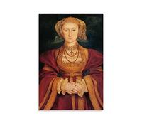 HAATTI Portrait of Anne of Cleves By Hans Holbein The Younger Poster Picture Print Wall Art Painting Canvas Artworks Gift Idea Room Aesthetic 08x12inch(20x30cm)