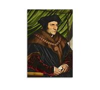 HAATTI Portrait of Sir Thomas More By Hans Holbein The Younger Poster Canvas Art And Wall Art Picture Print Modern Family Bedroom Decors 20x30inch(50x75cm)