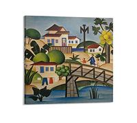 HAATTI The Papaya Tree By Tarsila Do Amaral Poster Room Aesthetic Print Art Wall Painting Canvas Gifts Modern Bedroom Decor 24x24inch(60x60cm)