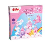 HABA 2012232005 - Flash Unicorn - Tower of Clouds, Children's Skill Cooperative Table Game. More 4 years