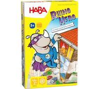 HABA 302203 Rhino Hero 3D Stacking Game for 2-5 Superheroes Ages 5+ with Simple Rules for Quick Fun, Action Game for the Whole Family