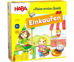 HABA 302781 My Very First Games- To Market! An exciting day at the market for 1 - 4 budding shoppers ages 2 and older - English instructions (Made in Germany)