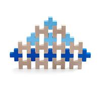 HABA 304411 3D Wooden Arranging Game Aerius-20 pcs. for Ages 3 Years and Up (Made in Germany)