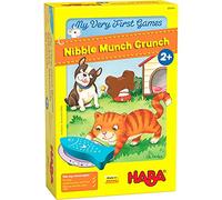 HABA My Very First Games - Nibble Munch Crunch | Early Learning Sorting & Feeding Game for Ages 2+ | Includes Large Easy-to-Grip Wooden Pieces | Made in Germany | First Skills Toddler Game