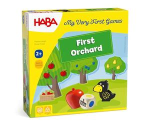 HABA 3177 My Very First games- My First Orchard- Cooperative Game Celebrating 30 Years for ages 2+ English version (Made in Germany)