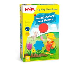 HABA 7135 My Very First Games - Teddy’s Colors and Shapes - for ages 2+ English version (Made in Germany)