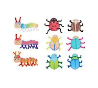 HABA Children's Craft Set - First Threading Beetles & Caterpillars - Creative Crafts for Children from 3 Years