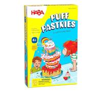 HABA Dandelion Cake - Skill Game from 4 Years - Promotes Lip & Mouth Motor Skills - Aiming and Blowing - Item Number 1307030001