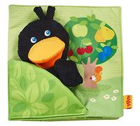 HABA Fabric Book Orchard | Soft Cloth Story Book with Finger Puppet Inspired by Classic Orchard Game | Interactive Sensory Learning Toy for Babies | Gentle Early Play Books for Infants from 6 Months