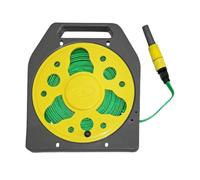 Haba Flat Hose on Reel 15m Caravan Motorhome Compact