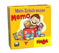 Haba Games My Backpack Memory Game Mein Schulranzen Memo Board Game Ages 5+