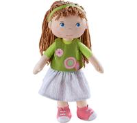 HABA Hedda 12-Inch Soft Baby Doll - Embroidered Face, Brown Hair, Blue Eyes, Was