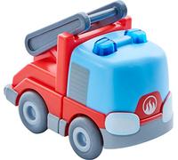 HABA Kullerbu Fire Truck with Ladder | Durable Push Vehicle for Toddlers with Extendable Ladder | Ideal Early Learning Rescue Toy for Motor Skills, Imaginative Play, Creative Activities