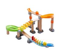 HABA Kullerbu Ball Track Melody Domino Colourful Marble Run With Musical Effects | Domino Elements Easy Build Track Set For Toddlers Boys And Girls | Fun Rolling Ball Play First Construction Pack