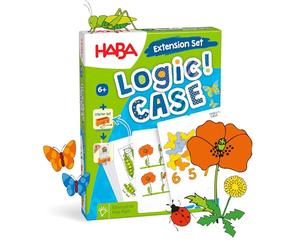 HABA Logic! Case Expansion Set - Nature | Kids Logic Puzzle & Brain Teaser Cards | Travel-Friendly Educational Game for Ages 5+ | Fun Family Thinking Challenge