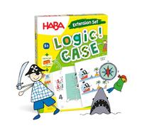 HABA Logic! Case Expansion Set - Pirates | Kids Puzzle & Brain Teaser Card Game | Travel Logic Challenge for Ages 5+ | Fun Educational Flash Card Set for Family Play