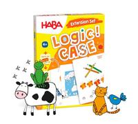 HABA LogiCASE Expansion Set Animals | Additional Puzzle Cards for Starter Sets | Engaging Brain Challenges for Children | Fun Logic, Thinking and Problem-Solving Activity for Kids Ages 5 and Up