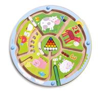 HABA Magnetic Game Number Maze | Educational Wooden Magnetic Puzzle for Toddlers | Early Learning Counting Toy for Fine Motor Skills, Logic & Number Recognition | Travel-Friendly Board for Quiet Play