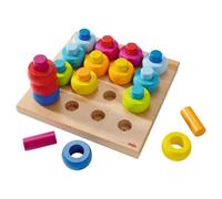 HABA Rainbow Whirls Pegging Game