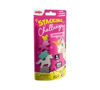 HABA Stacking Challenge Unicorn - The Ultimate Unicorn Stacking Duel with 300 Levels, Compact Skill Game from 6 Years, Ideal Travel Game & Gift - 2013866001