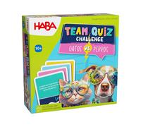 Haba Team Quiz Challenge-cats Vs. Dogs-board Game