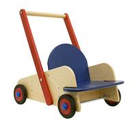 HABA Walker Wagon for Babies and Toddlers | Sturdy Push Toy for Early Walking Support | Wooden Activity Wagon for Balance, Coordination and Motor Skill Development | Safe Toy for Growing Explorers