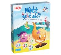 HABA Watt goes off?! - Funny 3D Beach Dice Game & Family Game from 5 Years - For 2-4 Players with Wave Action, Tactics & Tempo - 2012221001