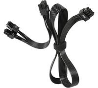 HABAGOU CPU 8 Pin to 8 & 4+4 Pin EPS Cable, Male to Male CPU Power Cable for Corsair Thermaltake Modular Power Supply 28inch+6inch (70cm+15cm)