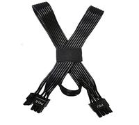 HABAGOU PCIe Cable - 65cm (26inch) PSU 8 Pin to 6+2 Pin PCIe Power Cable for Corsair, Thermaltake, ARESGAME GPUs