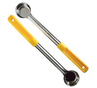Habanerofire 1 Ounce Solid Stainless Steel Portion Control Ladle Spoon for Measuring and Serving; Commercial Grade Serving Scoops [Pack of 2]