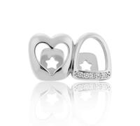 Habbiful 2 PCS Grills for Your Teeth, Grillz Teeth Men Hip Hop Gold Tooth Cap Fake Grillz Mouth Teeth 90s Accessories for Women (Silver)