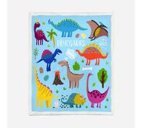 HABEAT 3D Printed Dinosaur Sherpa Blanket Adults 150x200cm Microfiber Soft Warm Fluffy Push Cartoon Dinosaur Throw Blanket for Bed Sofa Bedroom and Camping（style 58-1）